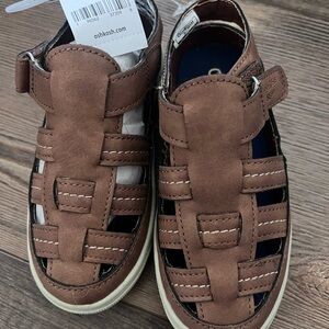 OshKosh B'gosh Brown Fisherman Sandals